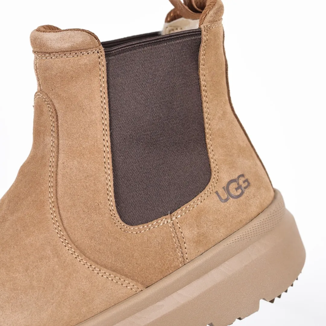 Copywriting price 💰680 The core recommendation is good price. The platform's foreign trade is exclusively for UGG Burleigh Chelsea Chelsea men's high-top snow boots 1152050. Produced by the ten-year-old brand shoemaking factory production line. Pay attention to every detail. Longfeng A-grade genuine sheep fur is integrated. It is built in full compliance with the ZP process. Size: 39 40 41 42 43 44 45